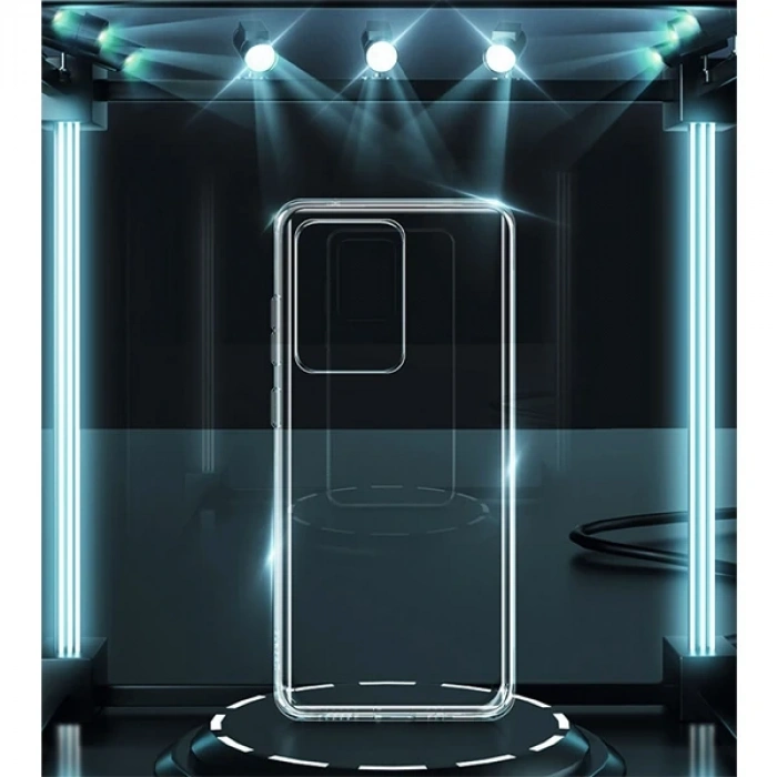 VipMarketim Baseus Simple Case Samsung Galaxy S20Ultra Şeffaf Silikon Kılıf-(5775)