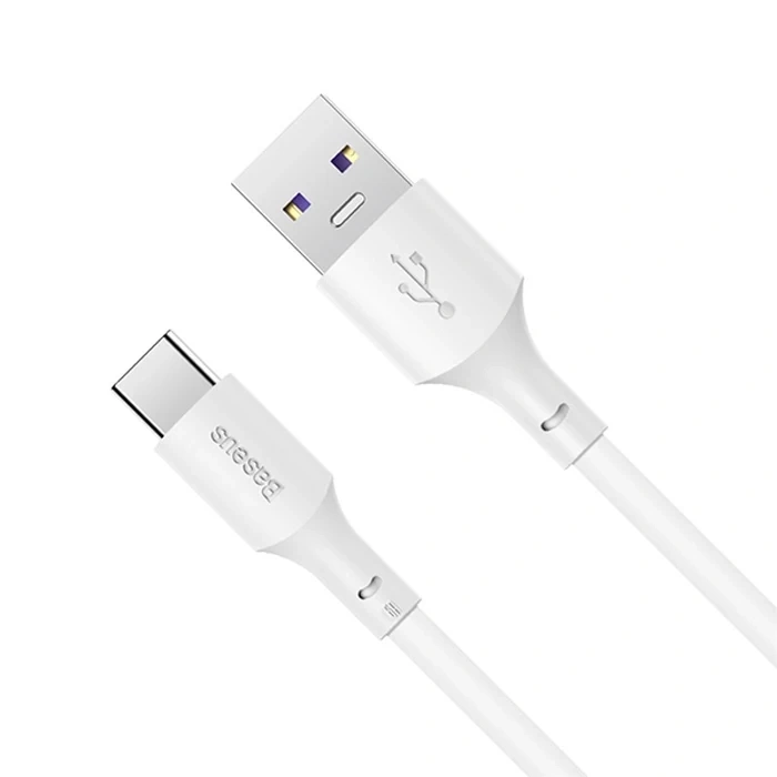 VipMarketim Baseus Simple Wisdom 100W USB to Type-C Hızlı Data Şarj Kablosu-(5775)