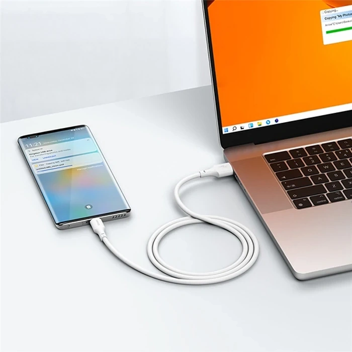 VipMarketim Baseus Simple Wisdom 100W USB to Type-C Hızlı Data Şarj Kablosu-(5775)