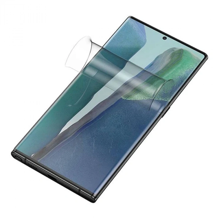 VipMarketim Baseus Sm Galaxy Note 20 Full Ekran Koruyucu 0.15mm 2 Adet Set Water Gel-(5775)