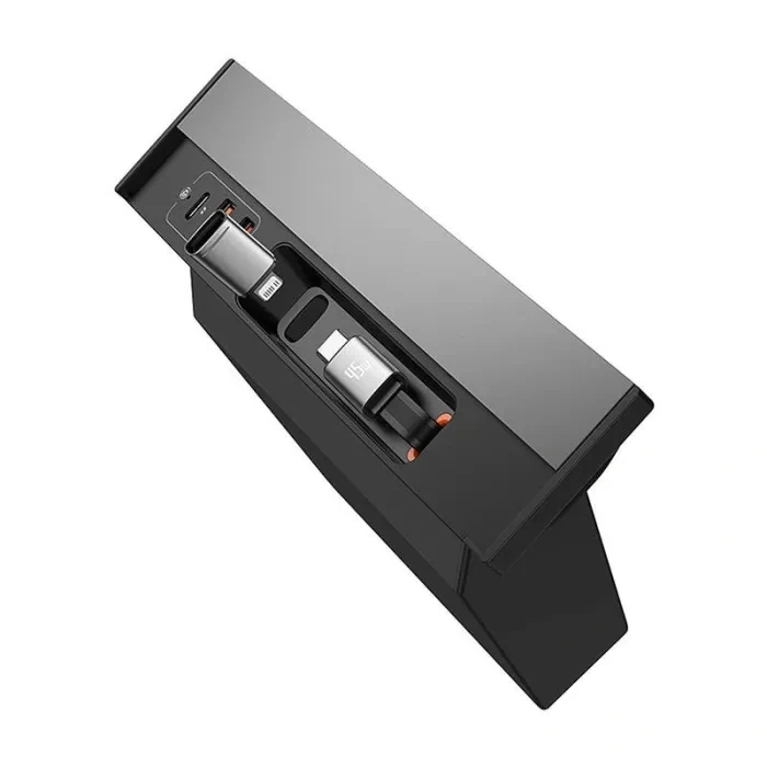 VipMarketim Baseus T-Space Tesla Model 3/Y için 45W Hub Yerleştirme İstasyonu ve Araç içi Şarj Cihazı-(5775)