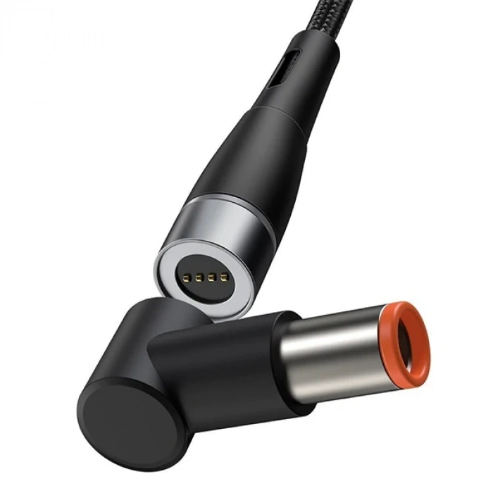 VipMarketim Baseus Zinc Manyetik Type-C to DC Round (79x55mm) Lenovo Laptop Şarj Kablosu 100W 2m-(5775)