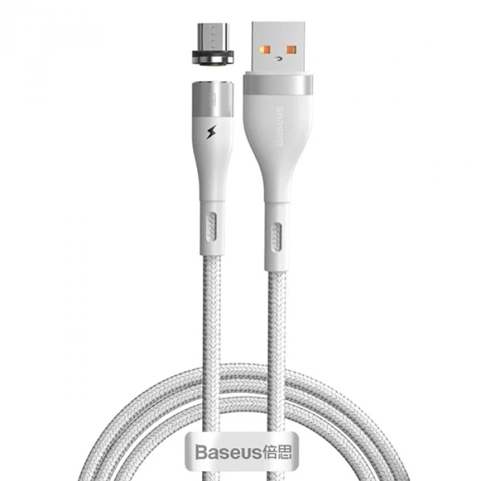 VipMarketim Baseus Zinc Safe Manyetik Usb Kablo Şarj Android Micro 2.1A 1Metre-(5775)