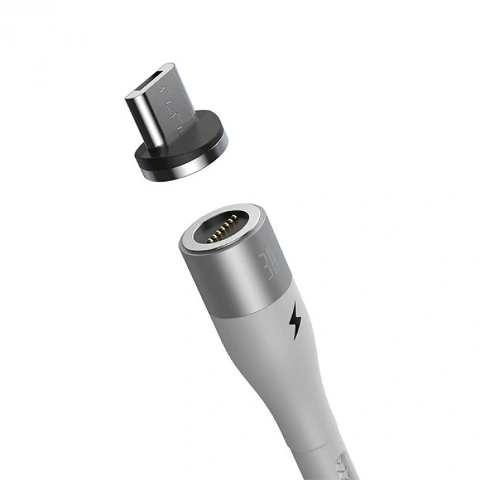VipMarketim Baseus Zinc Safe Manyetik Usb Kablo Şarj Android Micro 2.1A 1Metre-(5775)