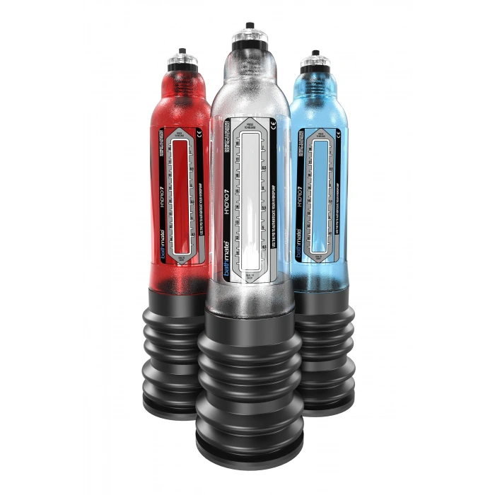 VipMarketim Bathmate Hydro7 Hidrolik Pompa, Abs Plastik, Cam Göbeği, 30 Cm (hercules Muadili)