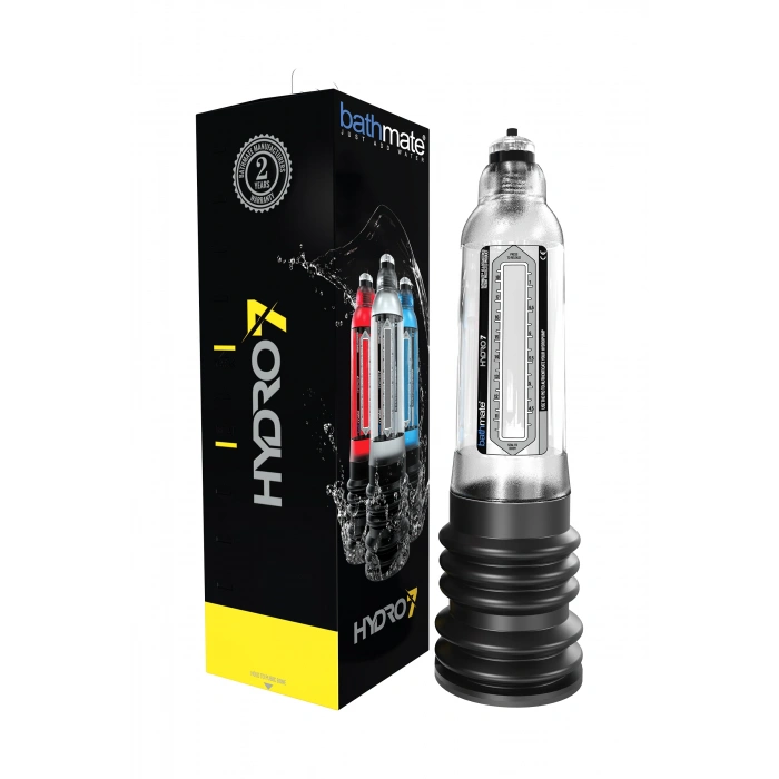 VipMarketim Bathmate HYDRO7 hidrolik pompa, ABS plastik, transparan, 30 cm (Hercules muadili)