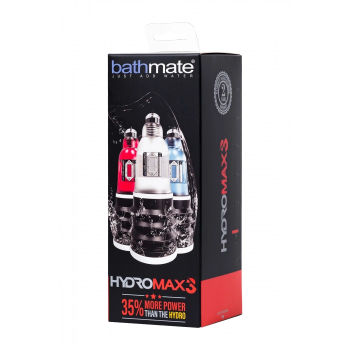 VipMarketim Bathmate HYDROMAX3 hidrolik pompa, ABS plastik, transparan, 22 cm