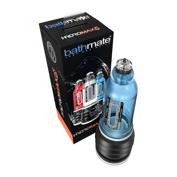 VipMarketim Bathmate Hydromax5 Penis Pompası, Abs Plastik, Mavi, 26 Cm (hydromax X20 Analog)