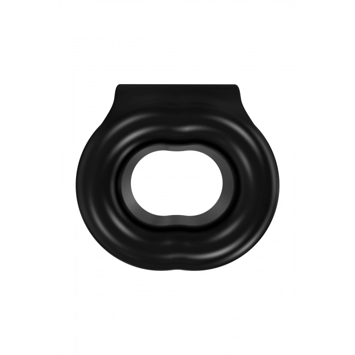 VipMarketim Bathmate Penis üzerindeki titreşim halkası Stretch, elastomex, siyah, Ø5 cm