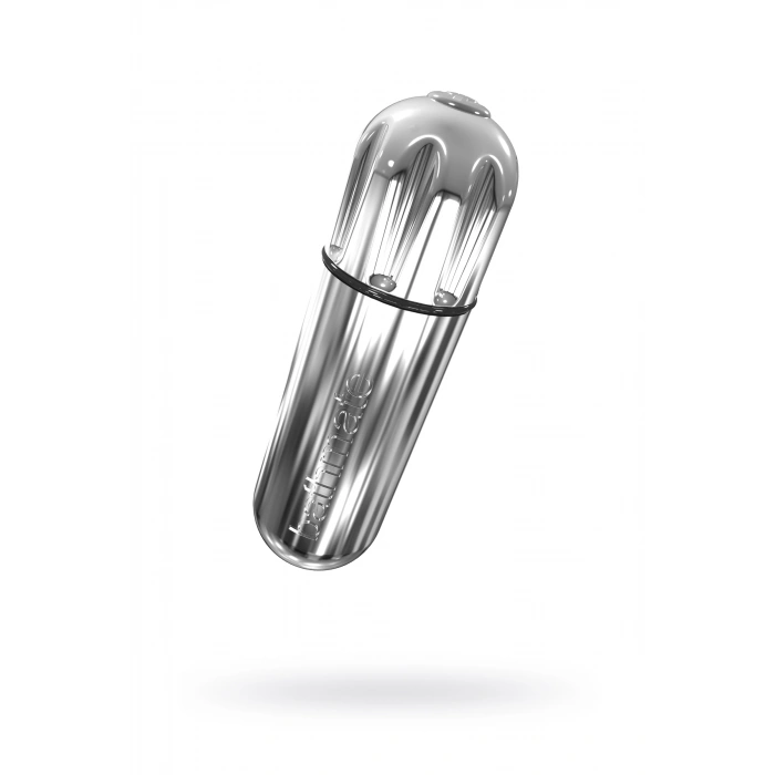 VipMarketim Bathmate Vibe Bullet Krom Vibratör, Plastik, Gümüş