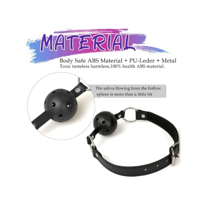 VipMarketim BDSM 4’ü 1 Arada Bondage Seti – Ağızlık, Klipsler ve Anal Plug Zincir