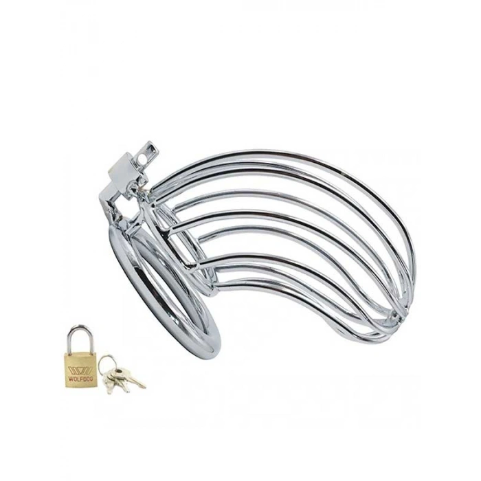 VipMarketim BDSM Paslanmaz Çelik Penis Kafesi ModelNo2