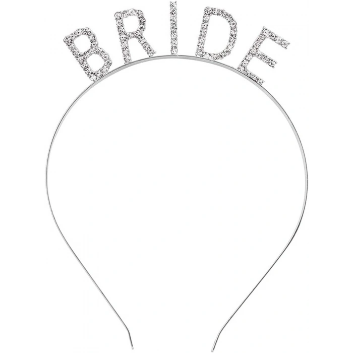 VipMarketim Bekarlığa Veda Bride Tacı Gümüş Renk