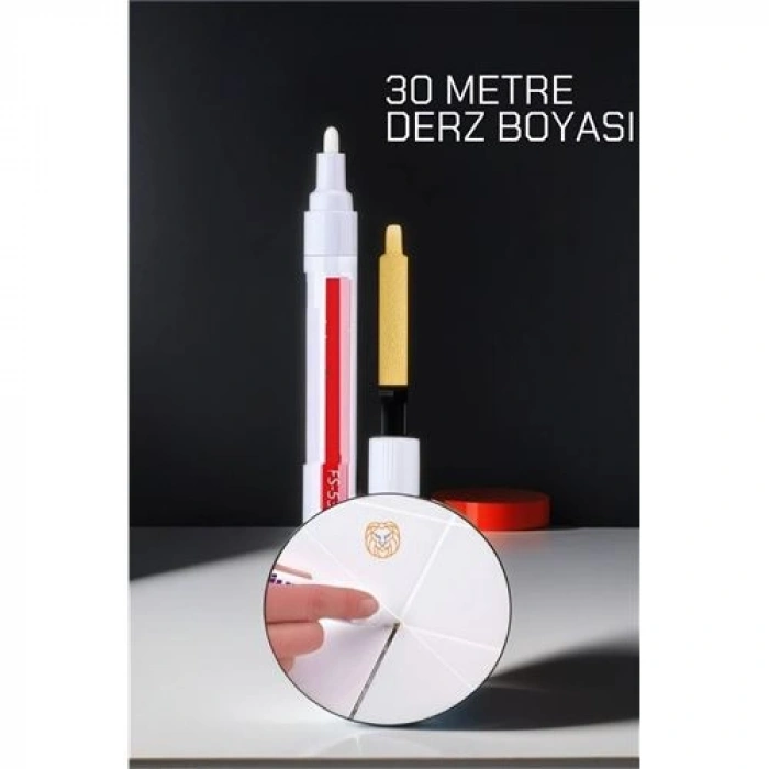 VipMarketim BEYAZ Derz Boyası 30 Metre
