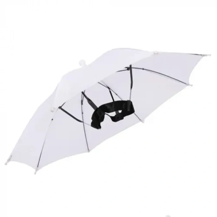 VipMarketim Beyaz Kafa Şemsiyesi