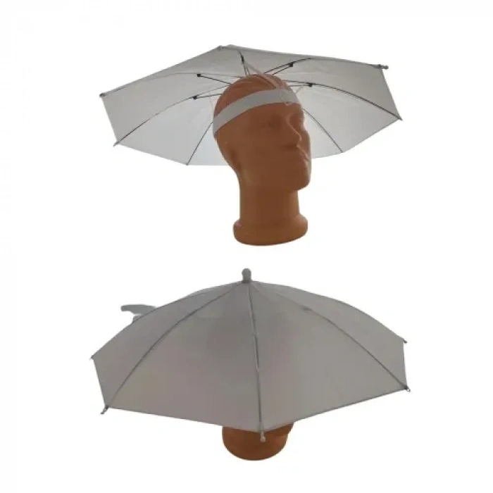 VipMarketim Beyaz Kafa Şemsiyesi