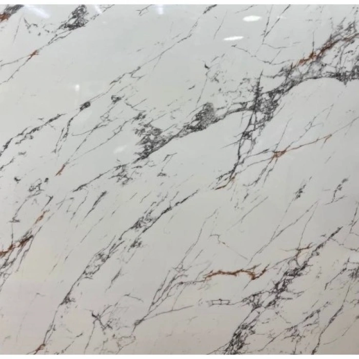 VipMarketim Beyaz Mermer Desenli Yapışkanlı Folyo Kaplama Kağıdı