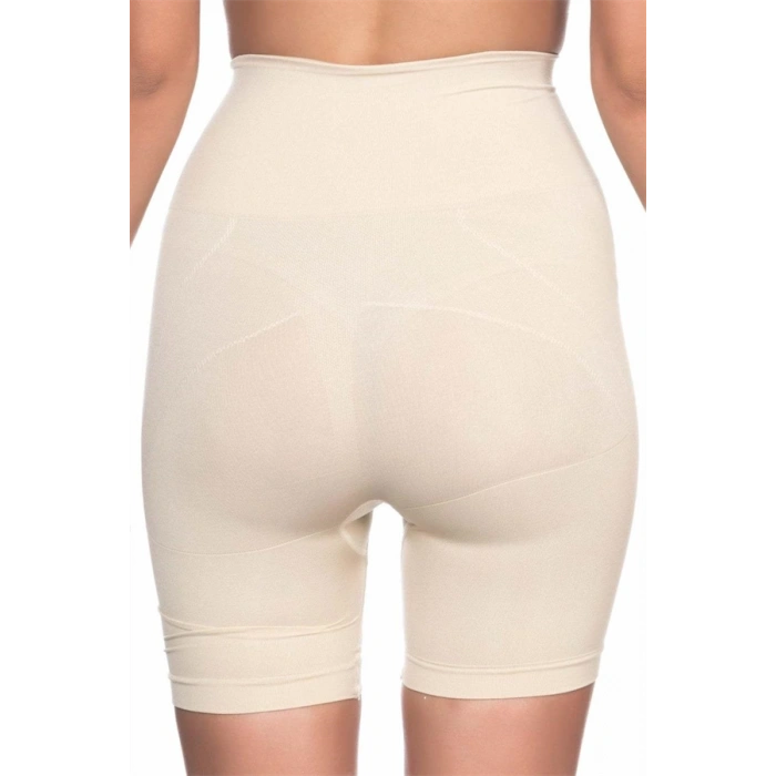 Vipmarketim Ekru Mi Emay Düşük Bel Double Pantalon Korse (kod:2017)