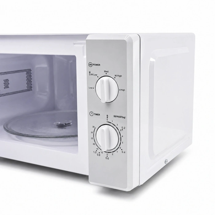 VipMarketim Beyaz Mikrodalga Fırın - Klasik Ön Panel - 20 Litre Kapasite