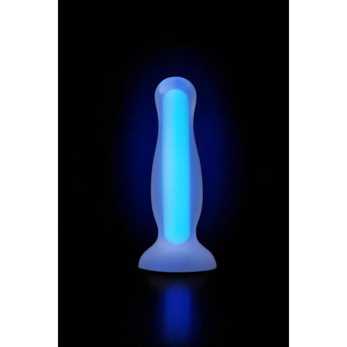 VipMarketim Beyond Kyle Glow Gece Parlayan Anal Plug , Silikon, Şeffaf, 10 cm