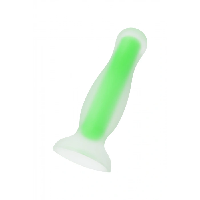 VipMarketim Beyond Mortimer Glow Karanlıkta Parlayan Anal Plug, Silikon, Şeffaf, 12,5 Cm