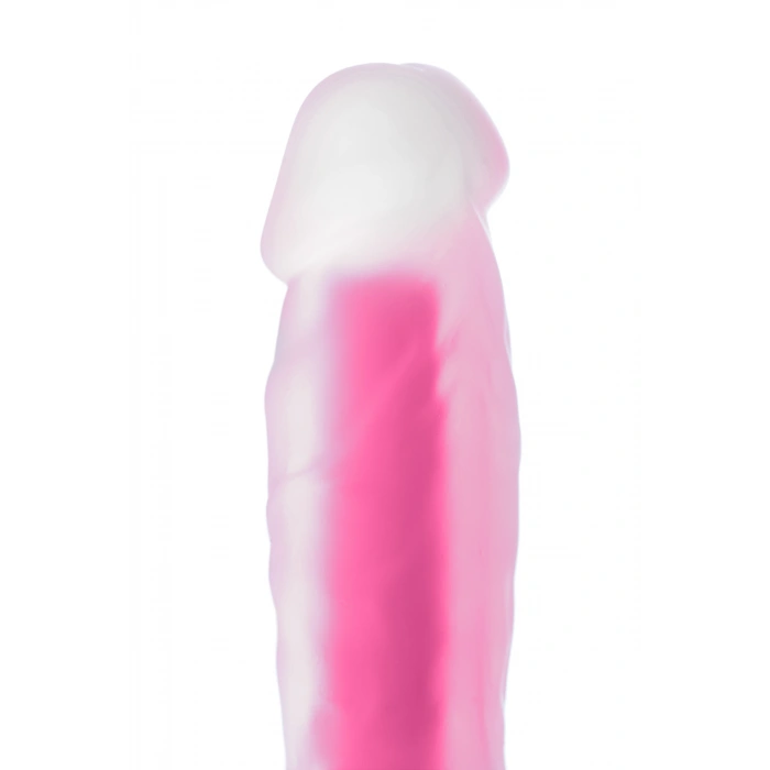 VipMarketim Beyond Peter Glow Gece Parlayan Dildo, Silikon, Şeffaf, 22 Cm