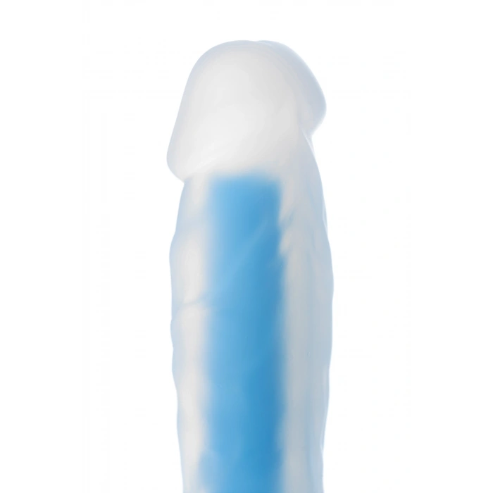 VipMarketim Beyond  Steve Glow Gece Parlayan Dildo, Silikon, Şeffaf, 20 cm