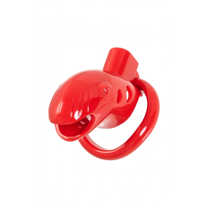 VipMarketim Black&Red  erkek sadakat kemeri, ABS plastik, kırmızı, 10 cm