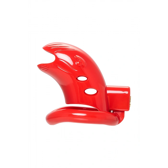VipMarketim Black&red Erkek Sadakat Kemeri, Abs Plastik, Kırmızı, 10 Cm
