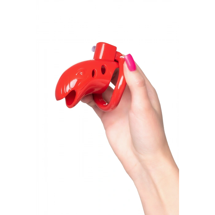 VipMarketim Black&red Erkek Sadakat Kemeri, Abs Plastik, Kırmızı, 10 Cm