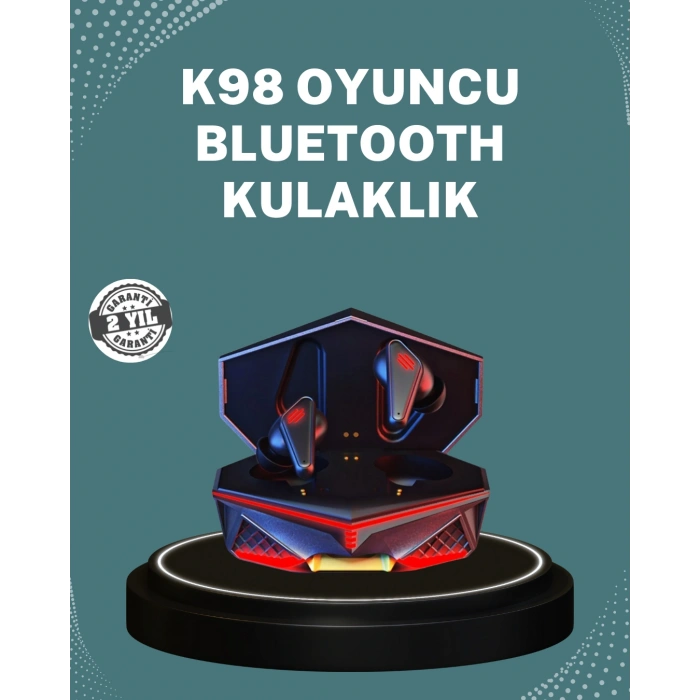 VipMarketim Bluetooth 5.0 Kablosuz Gaming Kulaklık Ergonomik Tasarım