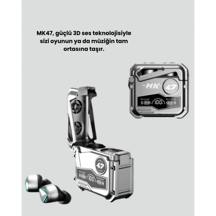 VipMarketim Bluetooth 5.0 Kulak İçi Kablosuz Kulaklık – Dokunmatik Kontrol Düşük Gecikme