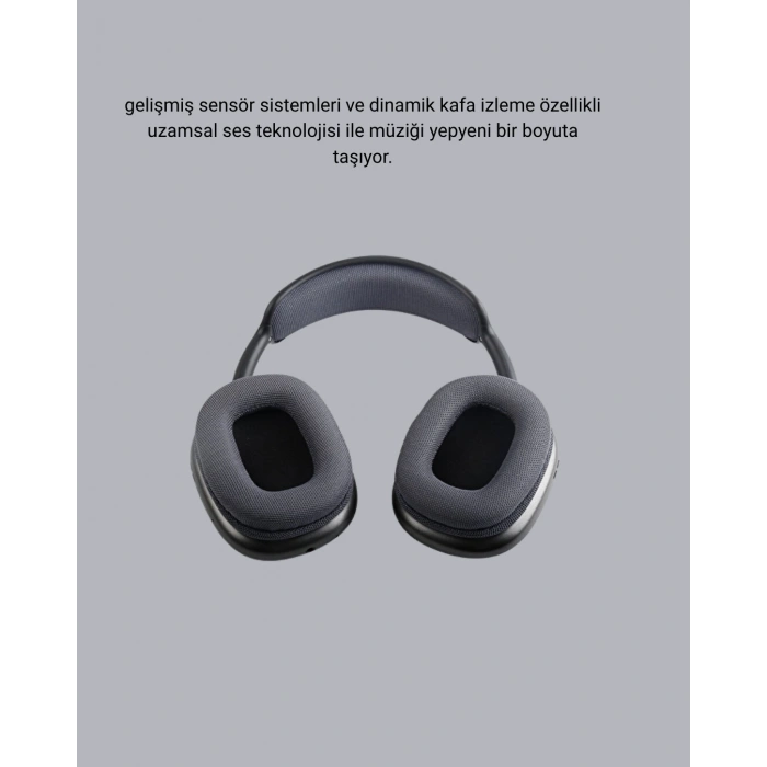 VipMarketim Bluetooth 5.0 Kulak Üstü Kulaklık – Gürültü Engelleme Uzamsal Ses Hızlı Şarj