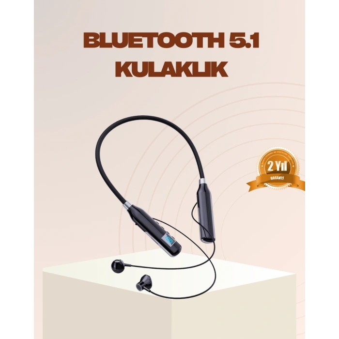 VipMarketim Bluetooth 5.1 Kablosuz Kulaklık – Net Ses ve Güçlü Bağlantı