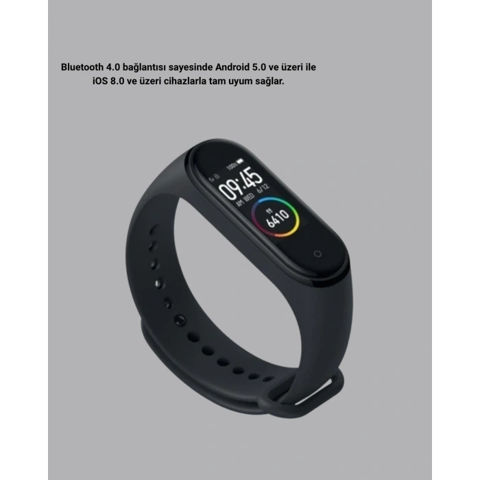 VipMarketim Bluetooth Akıllı Bileklik Spor Modlu Kalp Atış Takipli Uyku Analizli