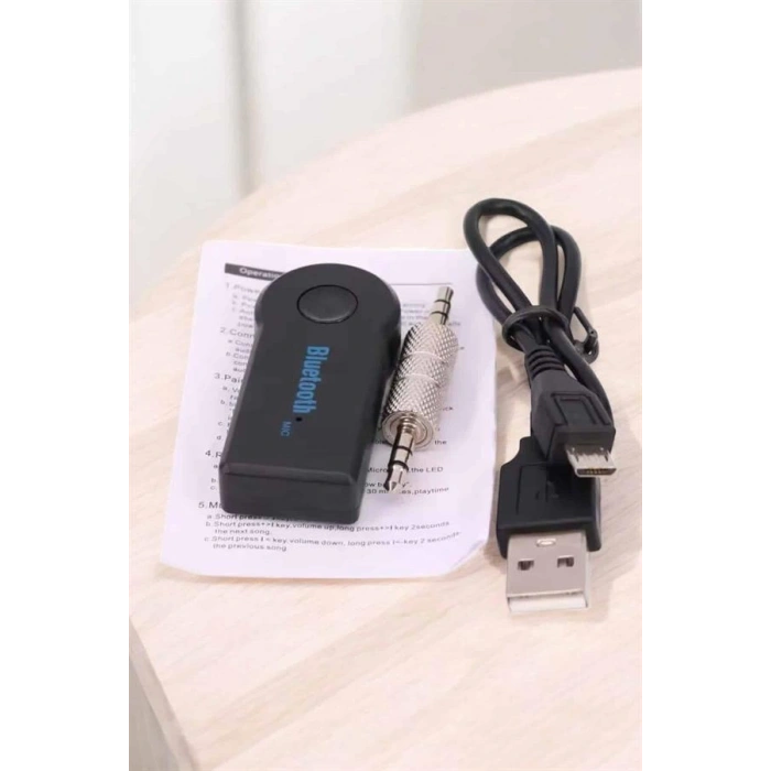 VipMarketim Bluetooth Araç Kiti Bt 350 Aux Çıkışlı Tüm Araçlara Uyumlu