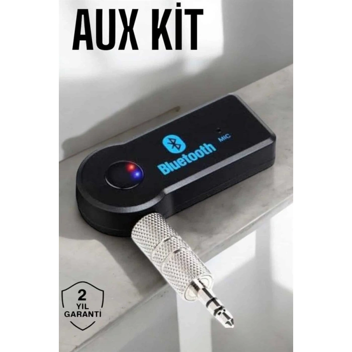 VipMarketim Bluetooth Araç Kiti Bt 350 Aux Çıkışlı Tüm Araçlara Uyumlu