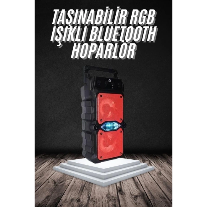 VipMarketim Bluetooth Hoparlör Çift Mikrofonlu Güçlü Ses Kaliteli Kesintisiz Kablosuz