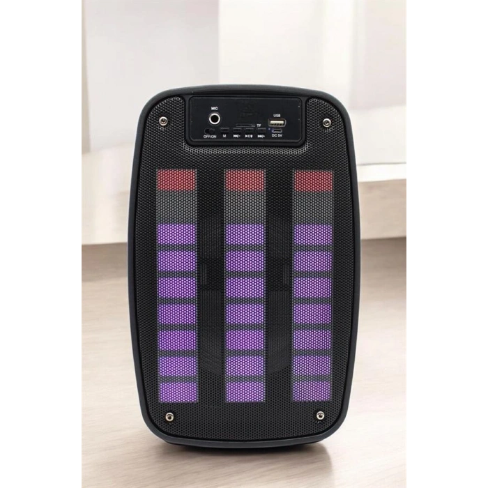 VipMarketim Bluetooth Hoparlör Mikrofonlu Speaker Taşınabilir Şarjlı