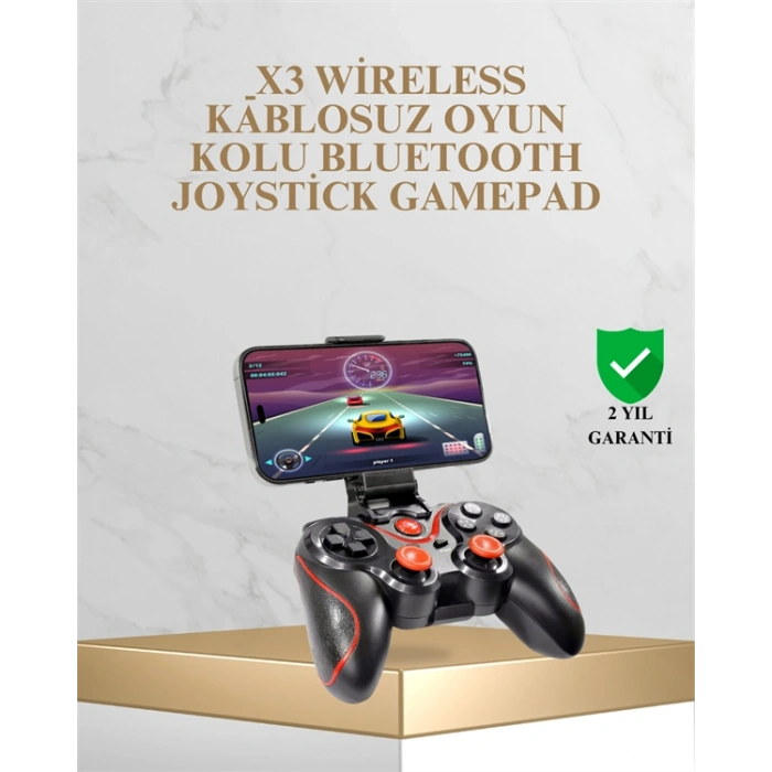 VipMarketim Bluetooth Kablosuz Oyun Kolu – Android iPhone PC Uyumlu