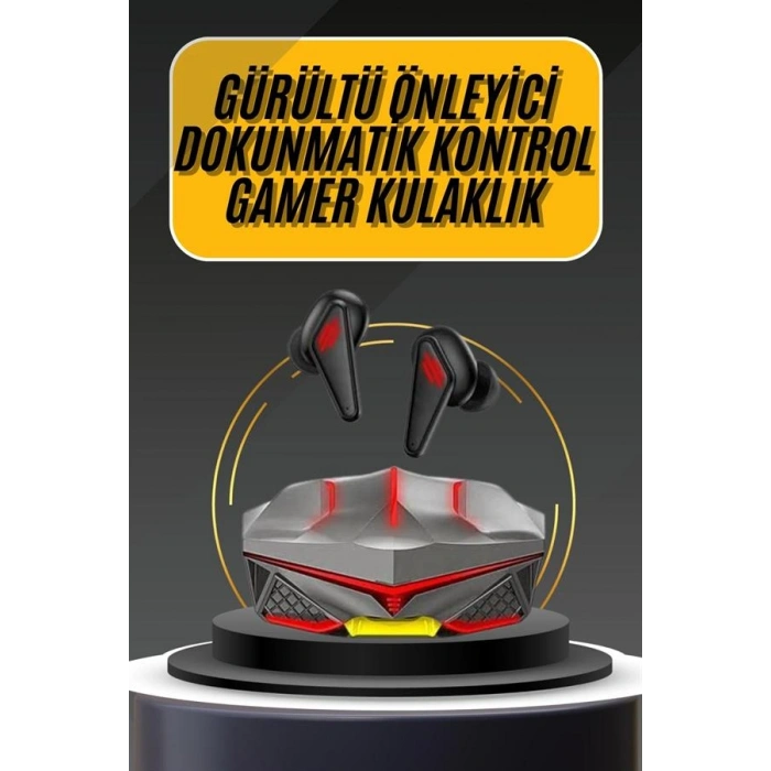 VipMarketim Bluetooth Kulaklık HD Ses Kaliteli Işıklı Metal Kasa Ios Android Uyumlu Mikrofonlu