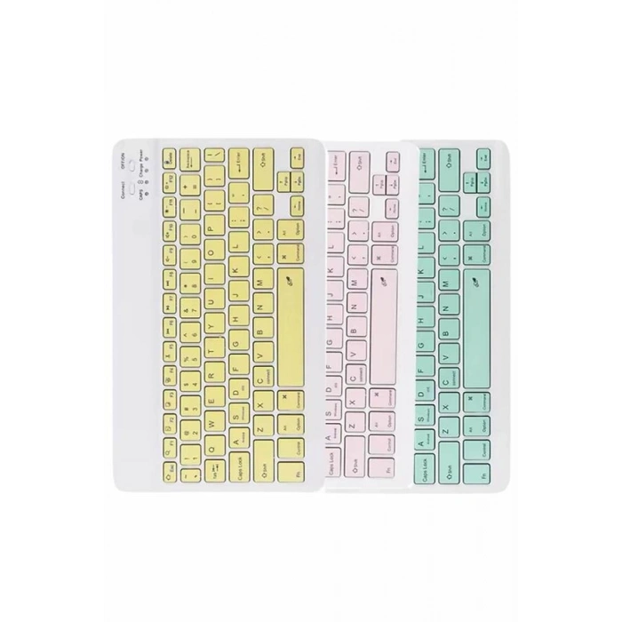 VipMarketim Bluetooth Şarj Edilebilir Mini Q Klavye Kablosuz Taşınabilir