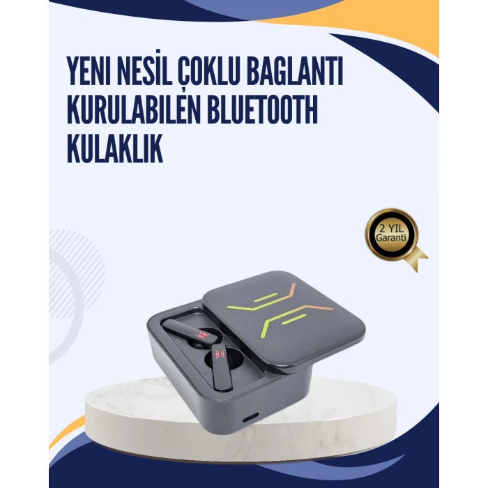 VipMarketim Bluetooth V5.0 TWS Kulaklık – 3 Saat Kesintisiz Kullanım