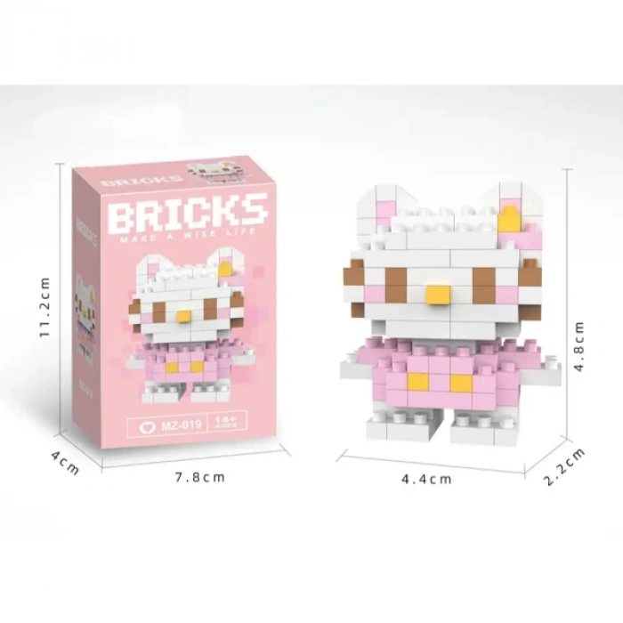 VipMarketim Bricks Hello Kitty Mini Lego Figürü