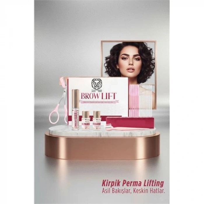 VipMarketim Brow Lift Profesyonel Kaş Kirpik Laminasyon ve Evde Şekillendirme Kaş Kirpik Lifting Seti 722919