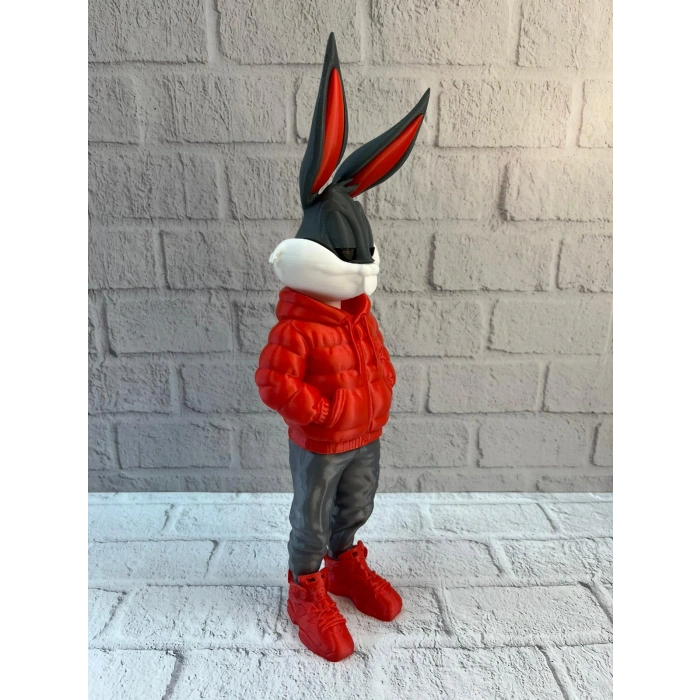 VipMarketim Bugs Bunny Dekoratif Figür 10×34 cm Modern Tasarım