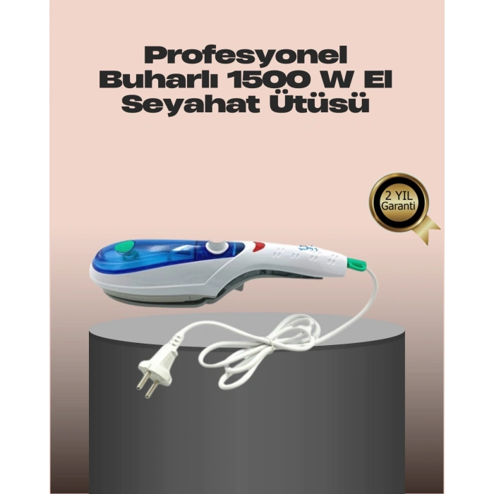 VipMarketim Buharlı Kırışıklık Giderici Pratik Ev ve Seyahat Ütüsü