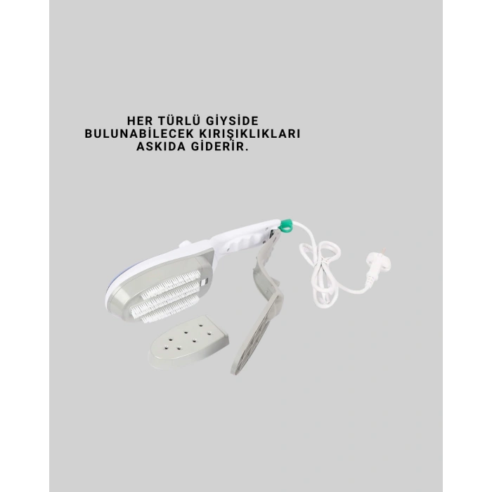 VipMarketim Buharlı Pratik Ütü Seyahat Tipi Kırışıklık Giderici