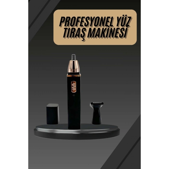 VipMarketim Burun Kulak Kıl Tüy Temizleme Ve Tıraş Makinesi Mini Paslanmaz Çelik