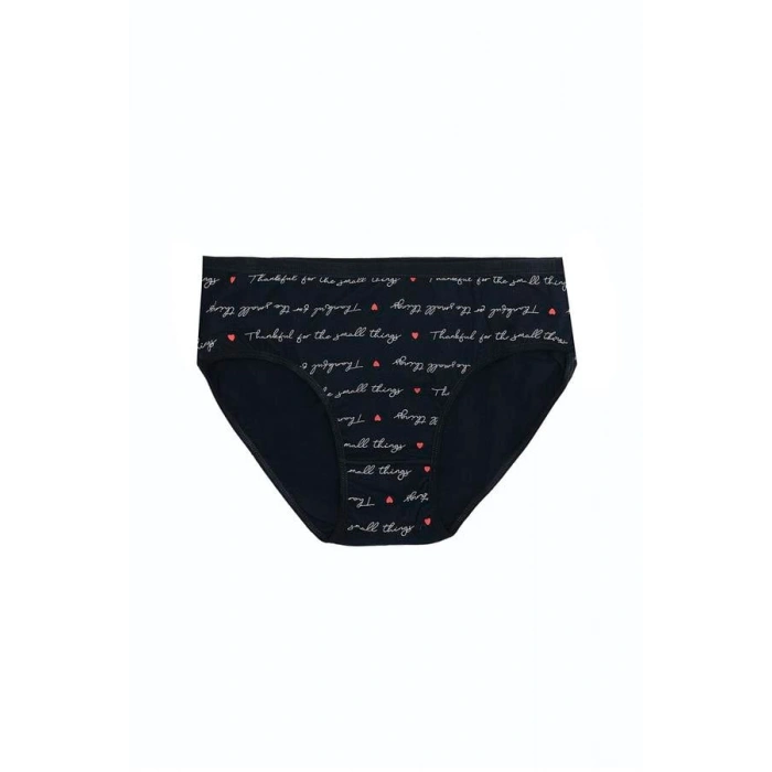 VipMarketim Büyük Beden Pamuklu Likralı Karışık Renkli 3Lü Külot